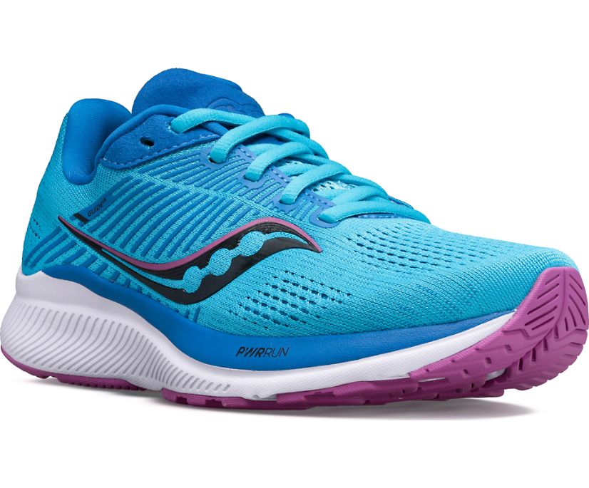 Women's Saucony Guide 14 Running Shoes Blue | Singapore 141AHKP